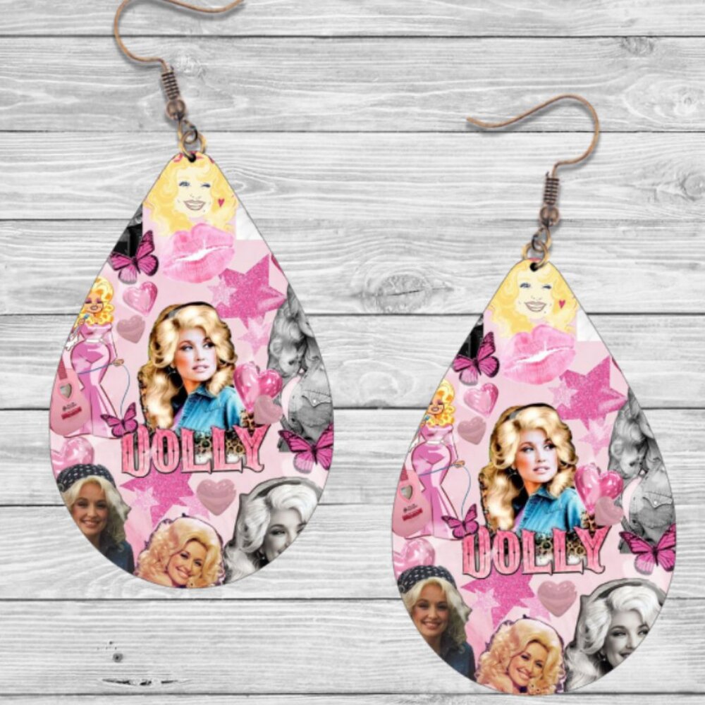 Dolly Parton Earrings - Picture 2 of 2